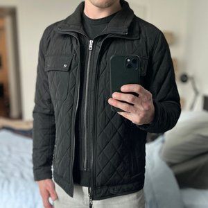 Calvin Klein 2-Layer Black Quilted Jacket (2010s)